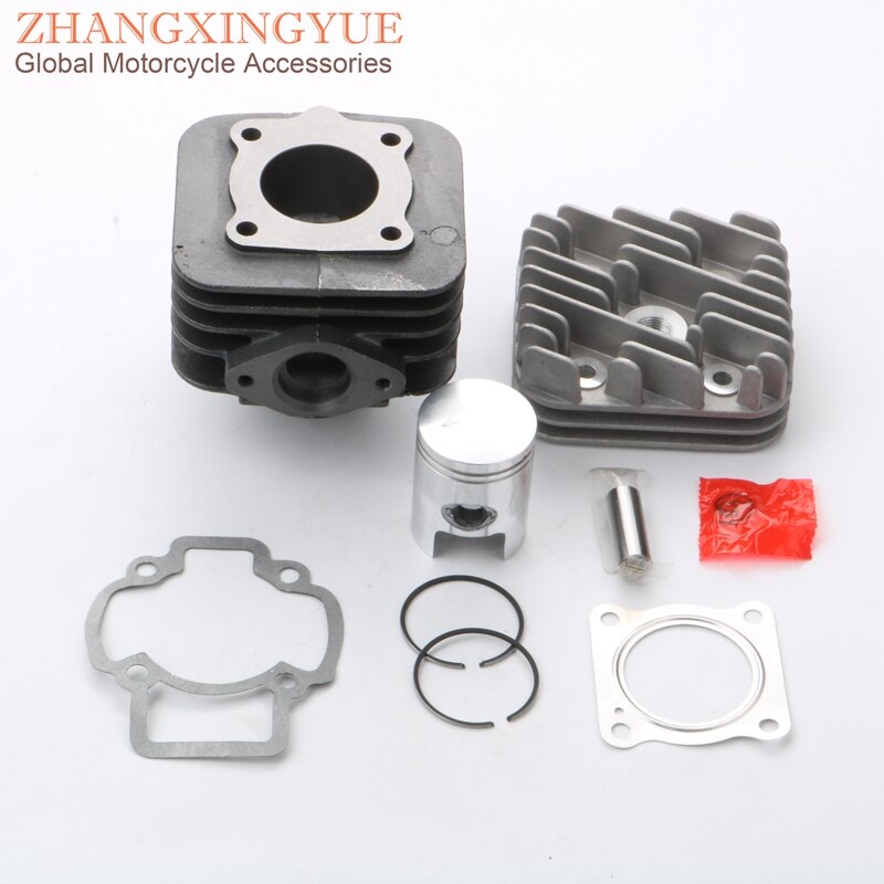 50cc Cilinder Kit & Cilinderkop & Piston Kit voor Gilera Moving Ice Typhoon 50 Stalker Storm 50 Typhoon X 50cc AC