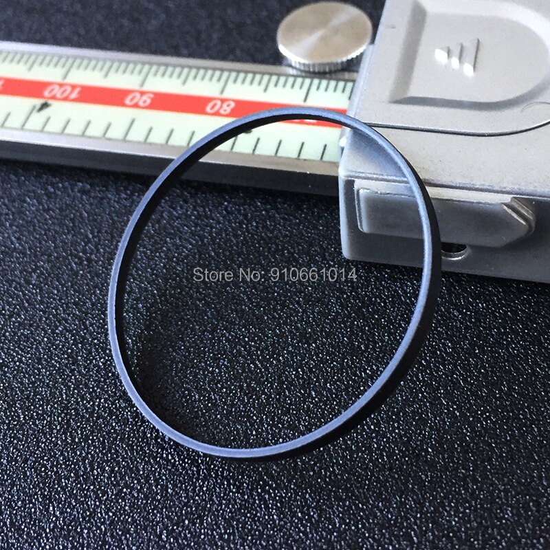 Guarnizione per orologio nera bianca DW 37.6 33.8 33.6 31.3 30.3 29.5 23.6mm diametro utilizzato per cassa frontale vetro rondella di plastica orologio sostituire parte