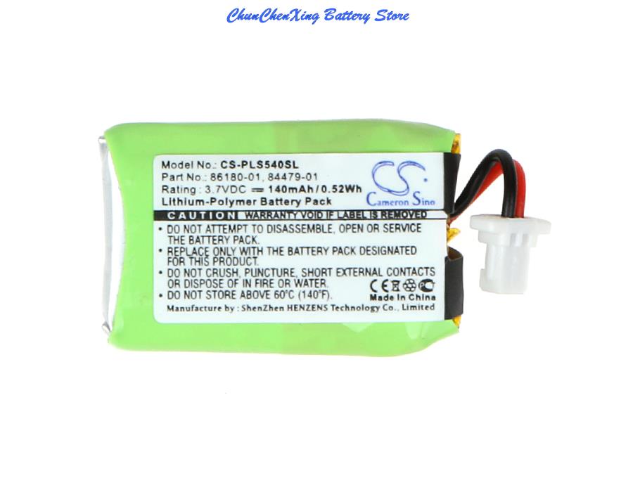 Batterie 140mAh pour Plantronics CS540, CS540A, Savi CS540, Savi CS540A, Plantronics CS540A, 84479-01, 86180