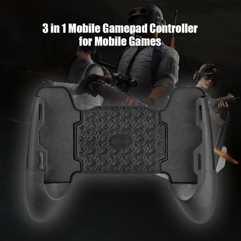 Hot 5 in 1 Gamepad per cellulare per PUBG Mobile Trigger pulsante di fuoco L1R1 Controller sparatutto Joystick obiettivo chiave per gioco di tiro