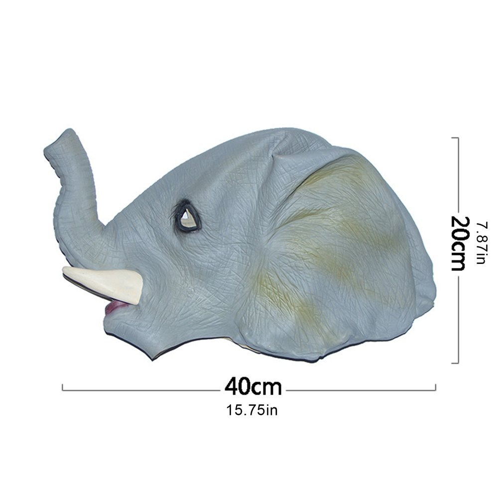 reticolo di Gomma Elefante Celebrazioni Maschera di Carnevale Del Partito Del Vestito Operato costume di reticolo Del Partito Maschera Animale Bambini Del Partito di Halloween Maschera
