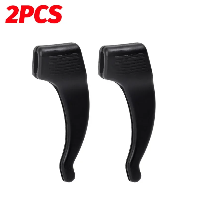 Ganchos antideslizantes de silicona para las orejas, empuñaduras elásticas para gafas, soporte de tapón para la oreja, accesorios de sujeción, soporte para gafas con punta del templo, 50 Uds.: Blanco