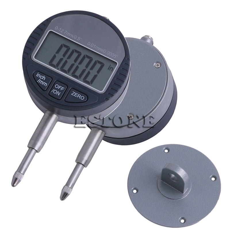 0-12.7mm/1" Range Gauge Digital Dial indicator Precision Tool 0.01mm/0.0005" Tester Tools