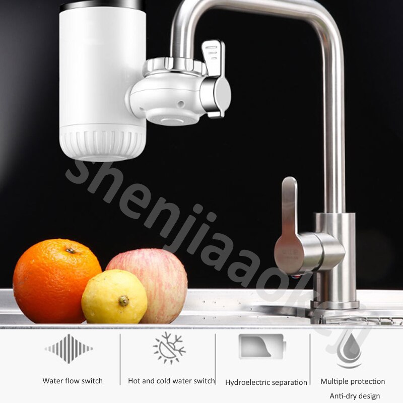 Water electricity separation Direct heating free installation water heater Digital Display anti-dry water heater 3000W 220V