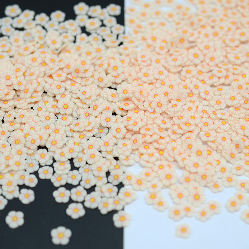 Nice Cute Nail Art Polymer Clay Flowers slice DIY Cute Decor Decals , Clay Scrapbook Decoration