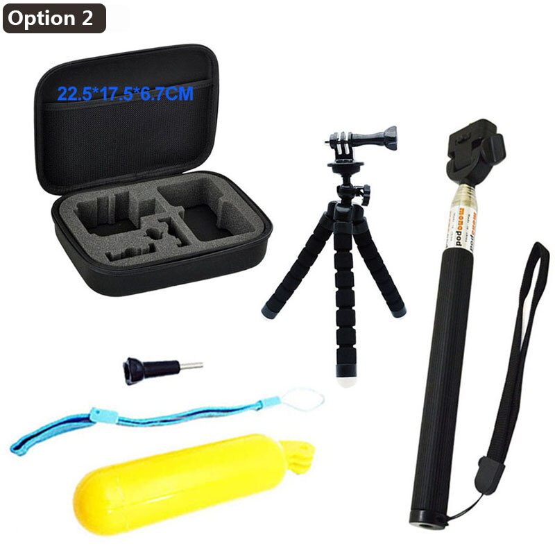 KFFTWWX-Accesorios de trípode para GoPro Hero 10, 9, palo de Selfie flotante, Bobber, para Go Pro 8, 7, 6, 5, 4, 3, SJ4000, ENEK, H9R: Option 2