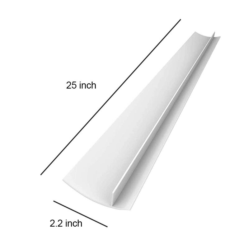 Kitchen Silicone Stove Gap Cover, Easy-to-clean Heat-resistant Gap Filler, Sealed Counter,Stovetop,Oven,Washer Dryer(21/25 Inch): D