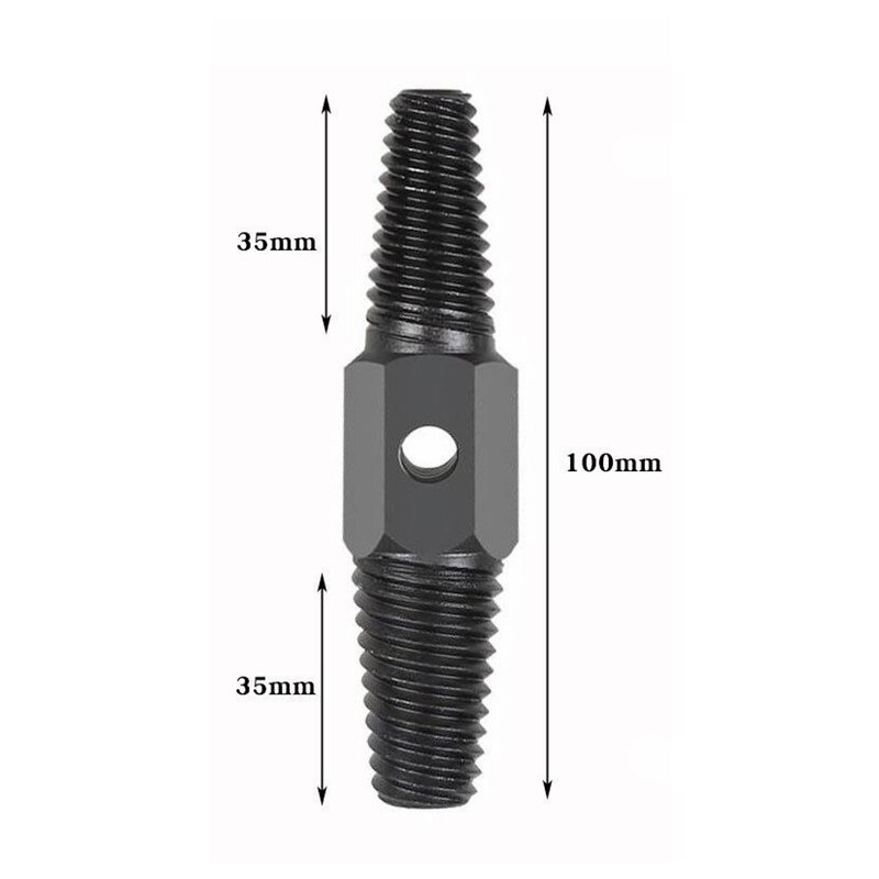 Grifo Extractor de alambre roto, válvula triangular de doble cabeza, Universal, de rosca rota, 4 y 6"