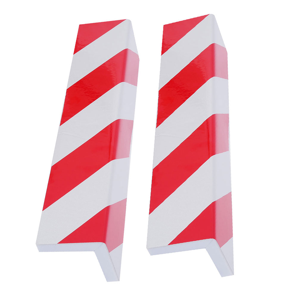 2-6pcs Garage Wall Protector Foam Edge Corner Bumper Foam Wall Corner Guard Car Sticker Anti Scratch Parking Auto Door Protector: Red