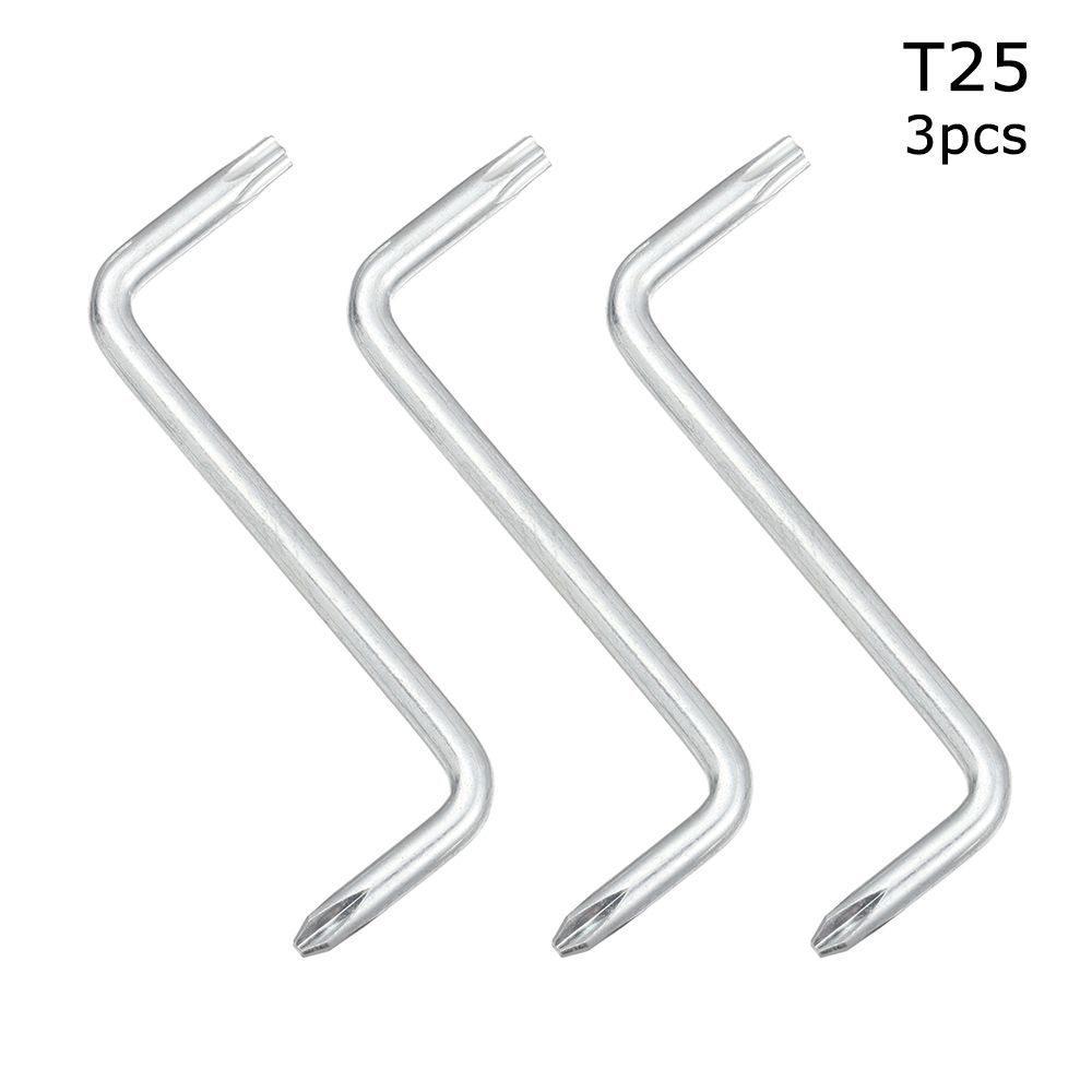 Z-Type Screwdriver L-Shaped 90-Degree Right-Angle Elbow Bend Slotted With Magnetic Short Screwdriver Car Fender Tool: T25