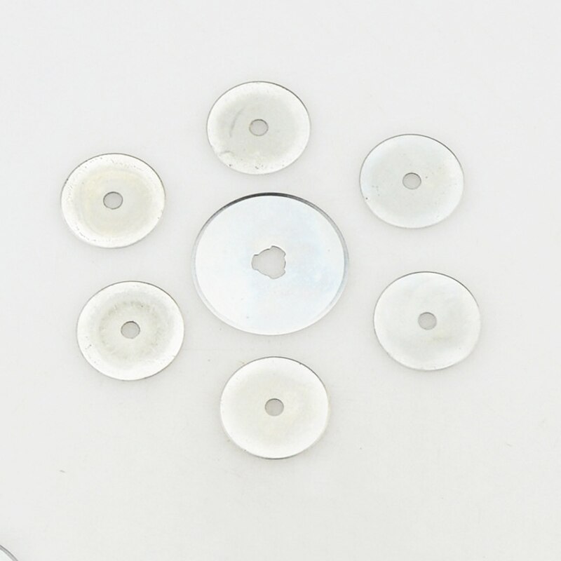 10 stk 45/28mm leathercraft roterende kutter lær skjæreverktøy stoffkutter sirkulært blad gjør det selv patchwork sy quilting skjæring