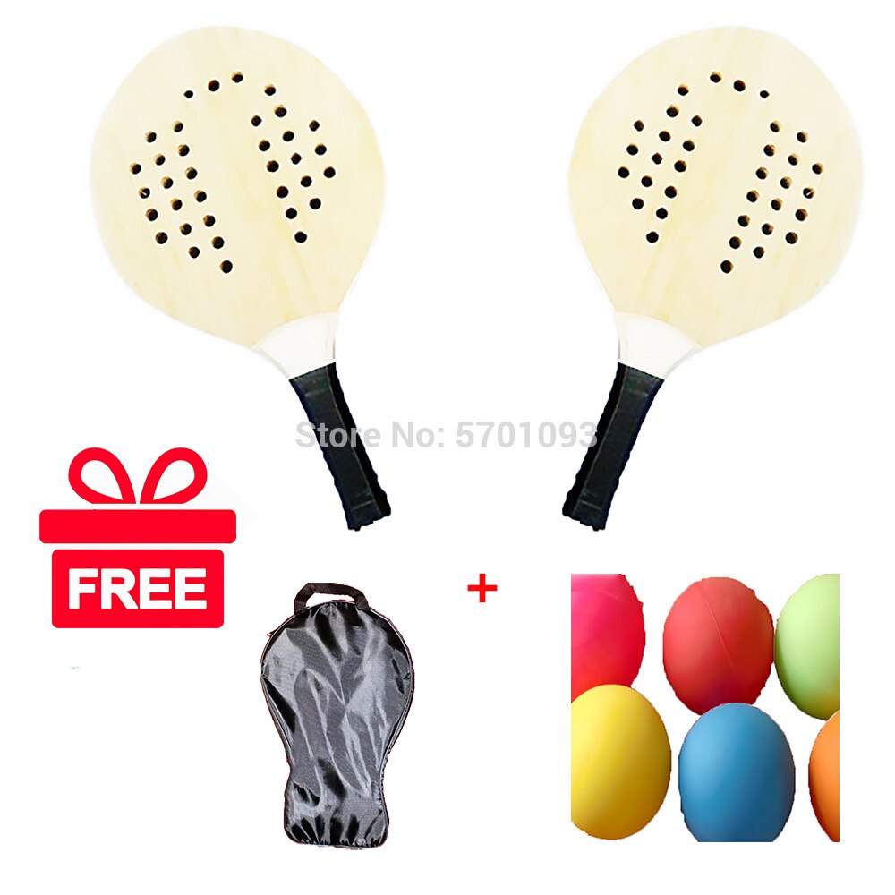 Raquetas de tenis de playa, baratas, 2 unidades, novedad,: Default Title