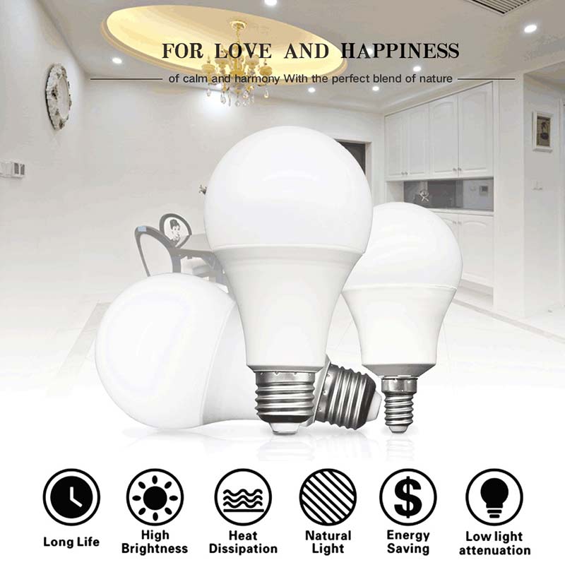 10 Stks/pakket E27 Huishoudelijke Energiebesparende Led Verlichting Lamp Draagbare Lamp