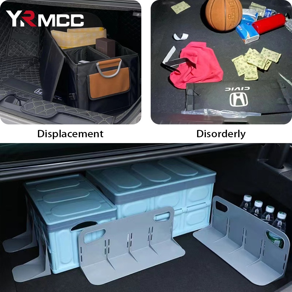 Kofferbak Opbergdoos Vaste Partitie 1PCS Multifunctionele Auto Kofferbak Vaste Rack Houder 2Size Schudbestendige Hek Opslag houder