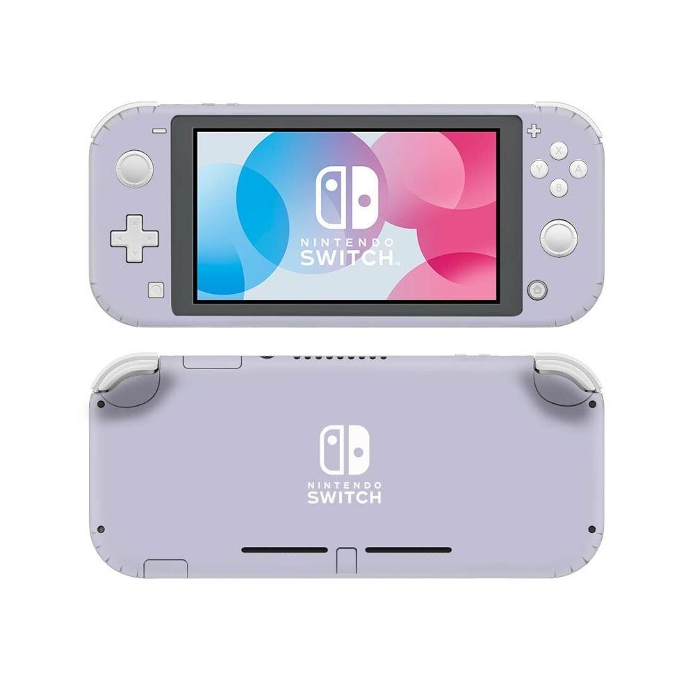 Pure Color Pink Purple NintendoSwitch Skin Sticker Decal For Nintendo Switch Lite Protector Nintend Switch Lite Skin Sticker