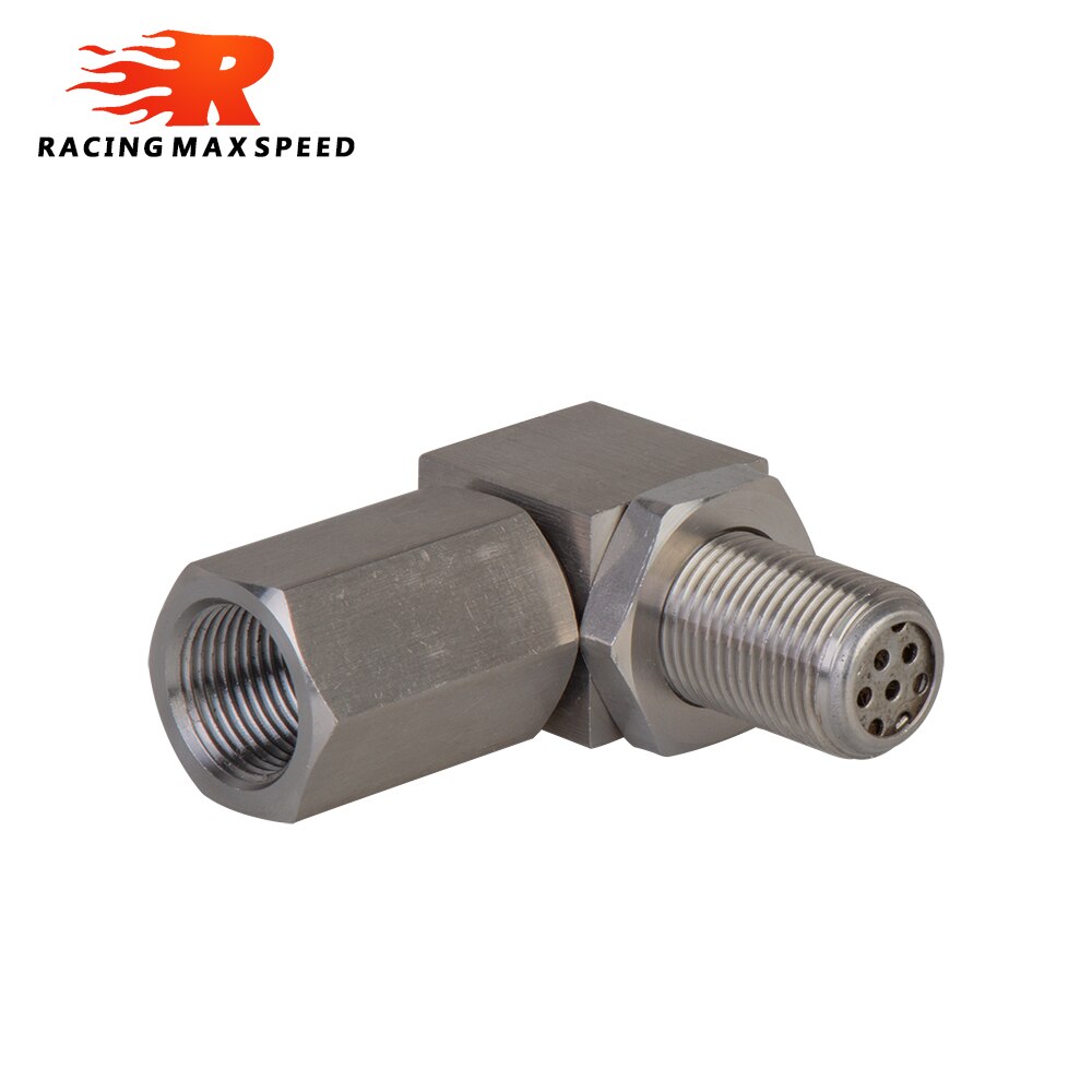 Universal M18*1.5 Universal Oxygen Sensor Extender 90 Degree 02 Bung Extension Catalytic Converter O2 Oxygen Sensor Spacer