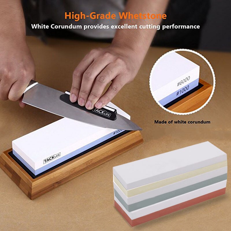 3000/8000/10000 Kitchen Knife Sharpener Whetstone Water Stone Honing Knife Grinder Sharper System Sharpening Stone