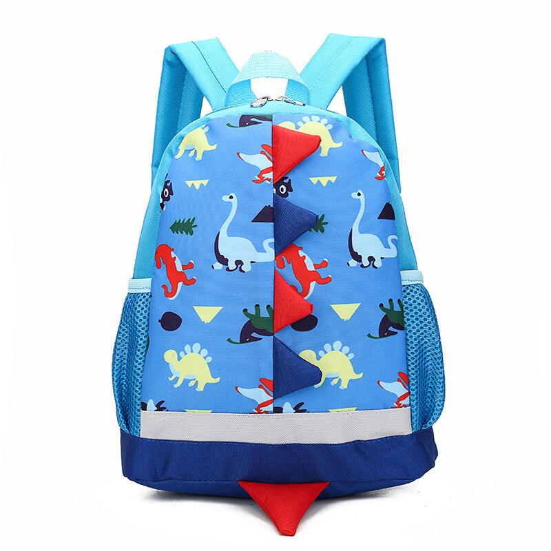 3-4-6 Jaar Oude Kinderen Tas Leuke Cartoon Dinosaurus Kids Tassen Kleuterschool Voorschoolse Rugzak Voor Jongens Meisjes baby Schooltassen: Sky Blue