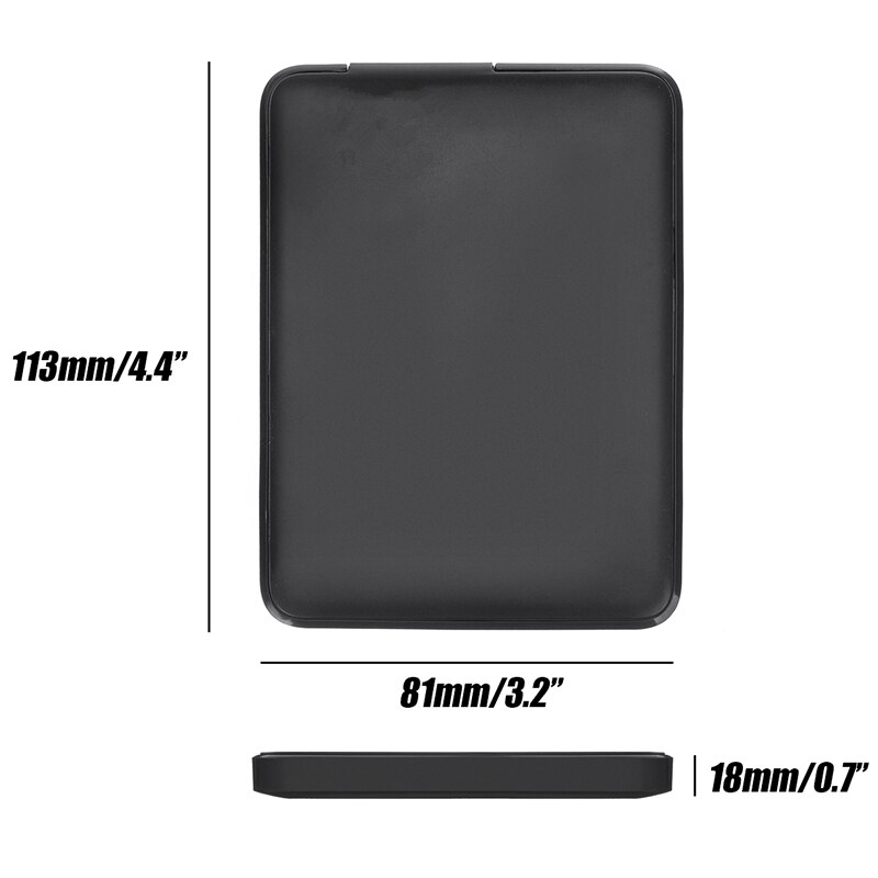 2.5 Externe Harde Schijf USB3.0 Hdd Hd Hard Disk 1Tb/2Tb Mobiele Harde Schijf Hdd Opslagapparaten voor Macs Computer Bureau Laptop