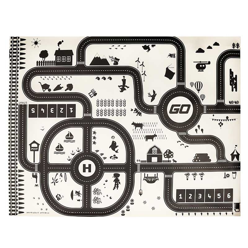 Baby speelmat speelgoed baby klimmatten gymmat kinderkleed kindertapijt mat voor kinderen speelmat puzzels tapijten autobaan mat: C