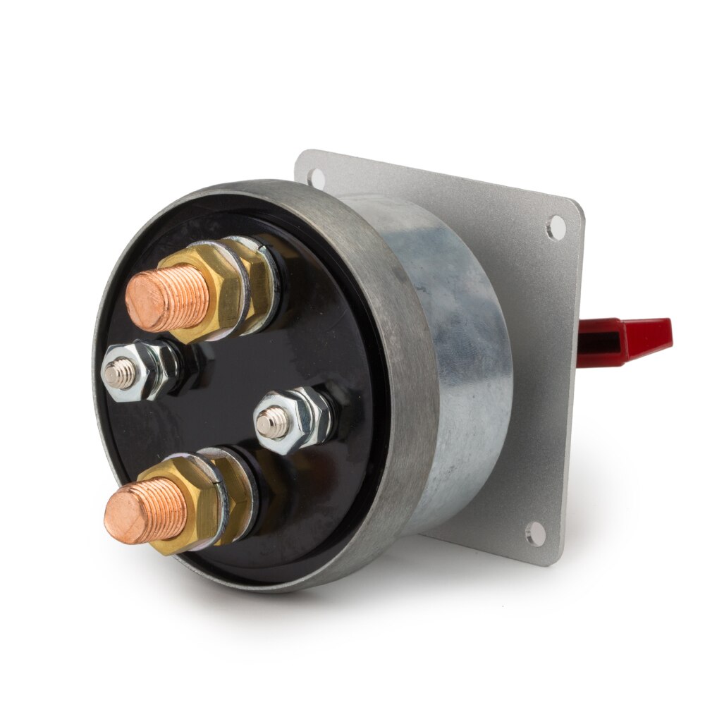 12V 125A Battery Master Disconnect Switch with Black Mounting Panel Battery Isolator