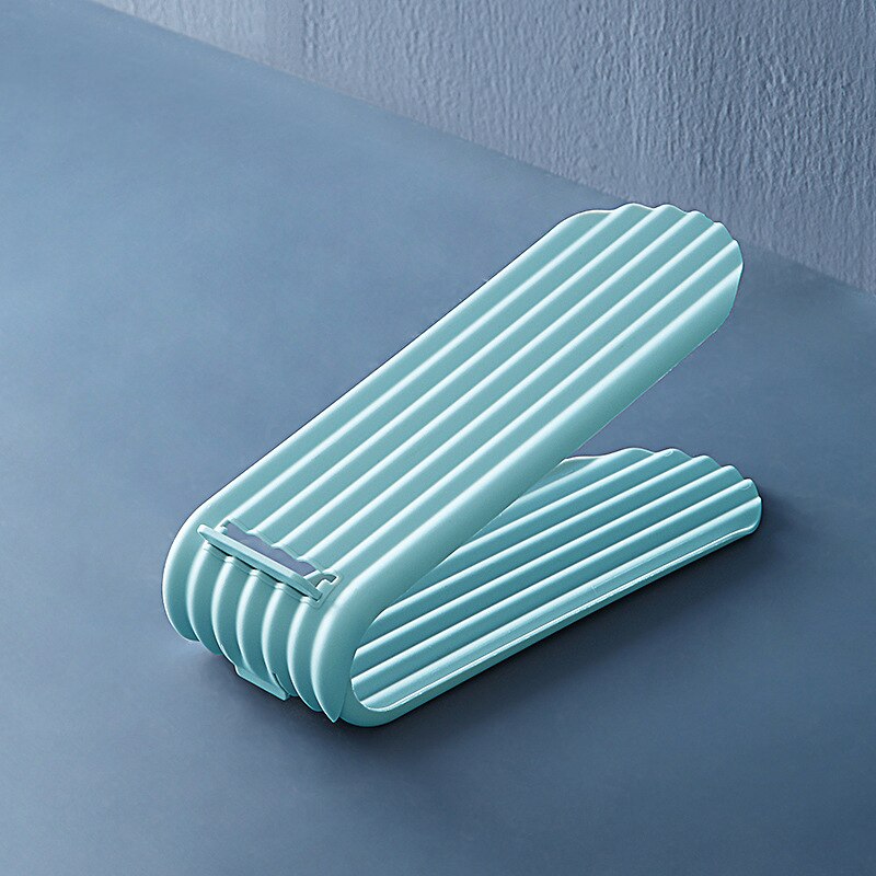 1pcs Adjustable Shoe Organizer Footwear Support Slot Space Saving Cabinet Closet Stand Shoes Storage Rack Shoebox shoe organizer