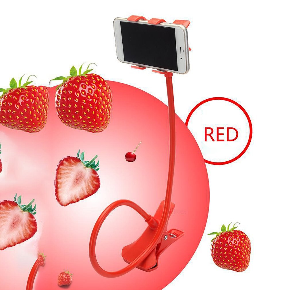 Flexibele 360 rotatieclip mobiele telefoonhouder luie bed desktop beugel montage standaard telefoon clip houder