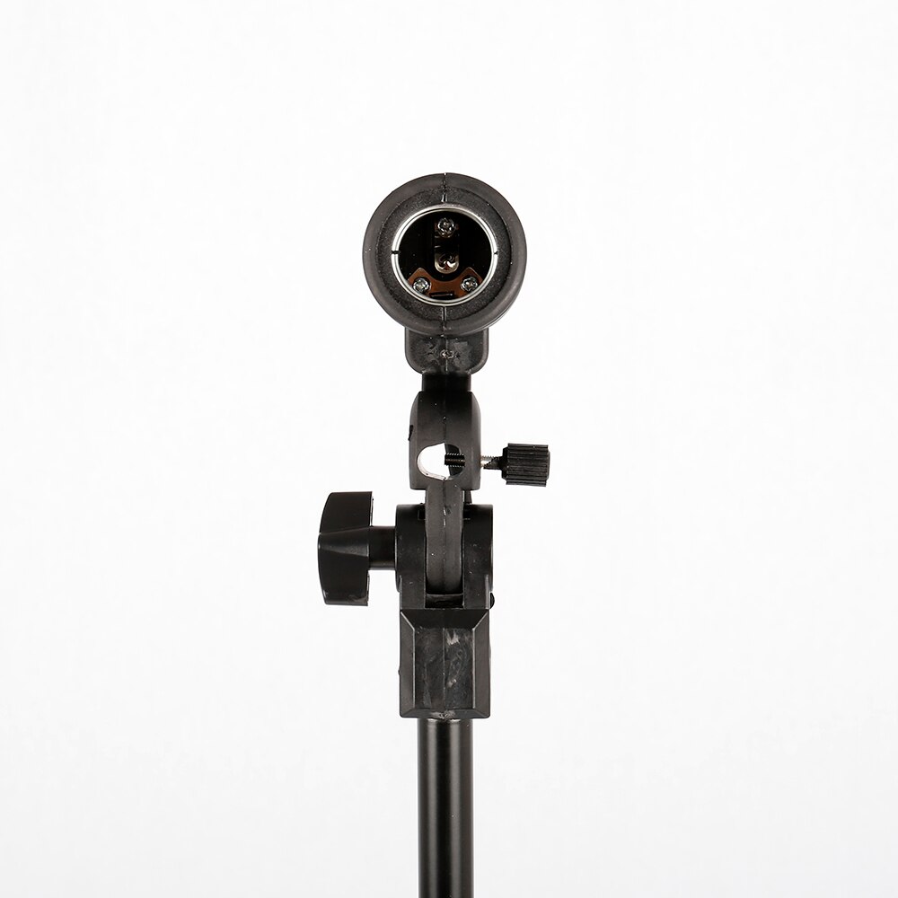 CY in voorraad E27 Enkele Head Photo Verlichting Lamp Holder Socket Flash Umbrella Bracket Fotografie Studio Light Fitting EU/US Plug