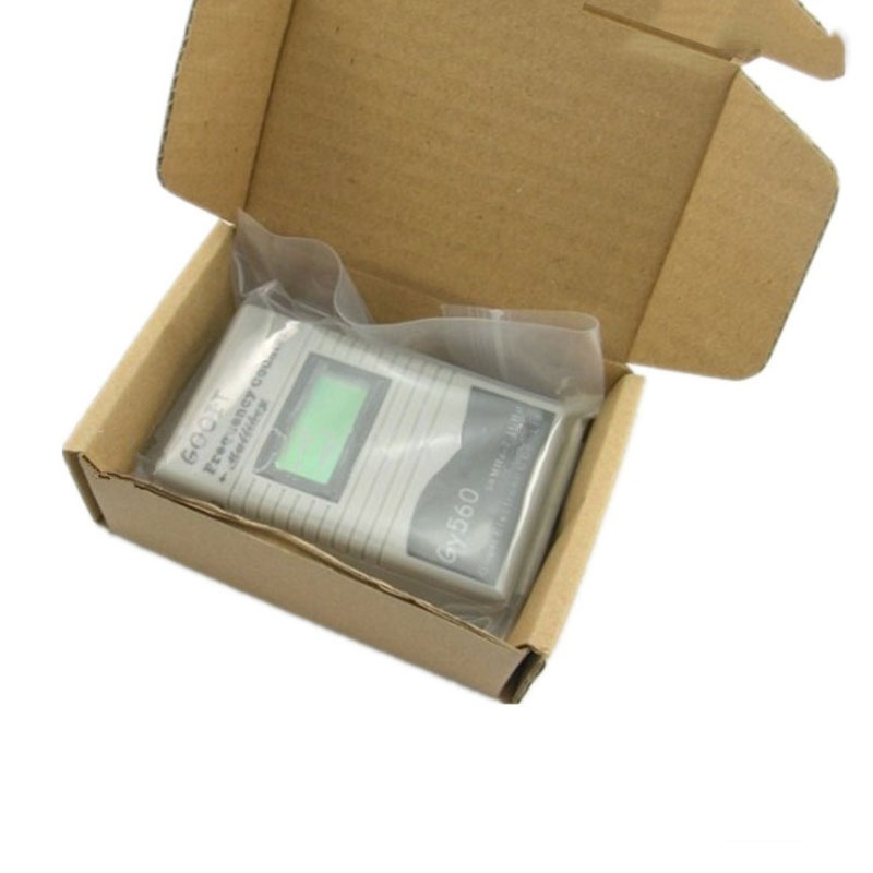 Contador de frecuencia Mini mano medidor para radio de dos vías transceptor GSM 50 MHz-2,4 GHz pantalla LCD GY560