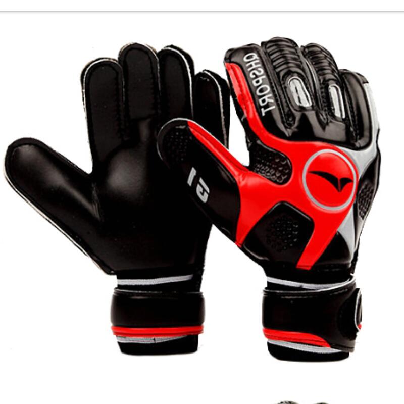 Qionghua-guantes de portero de fútbol para niños y adultos, manoplas de látex antideslizantes, transpirables, de pórtico