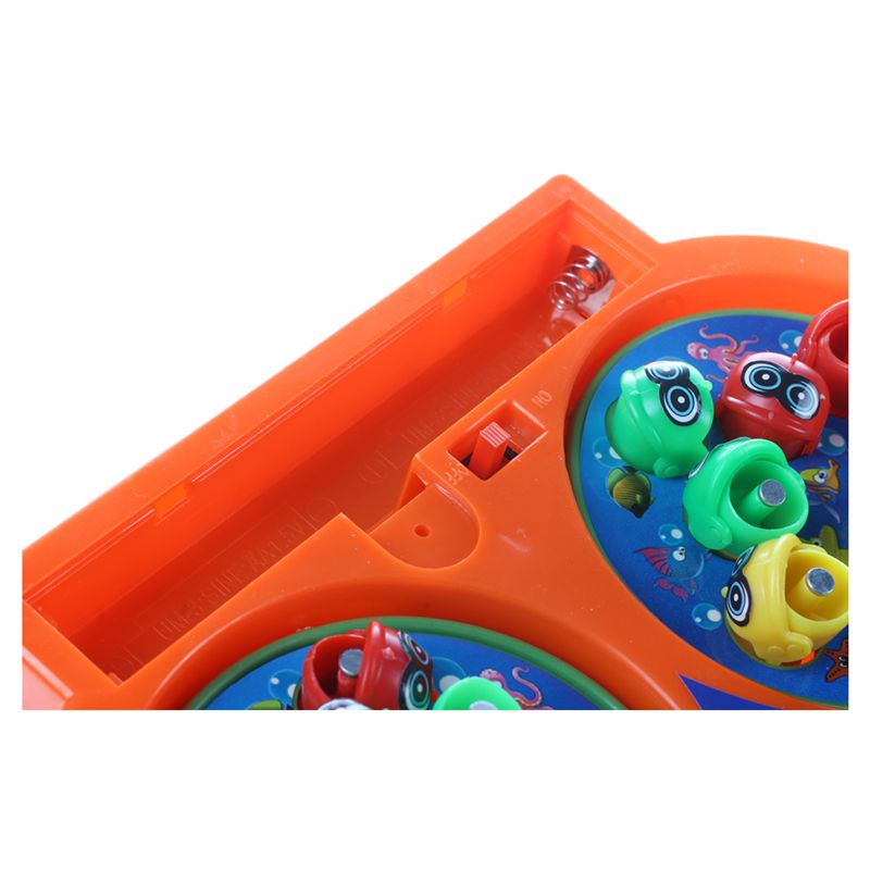 Willekeurige Kleur Gaan Vissen Game Elektrische Roterende Magnetische Magneet Vissen Speelgoed Kind Educatief Speelgoed