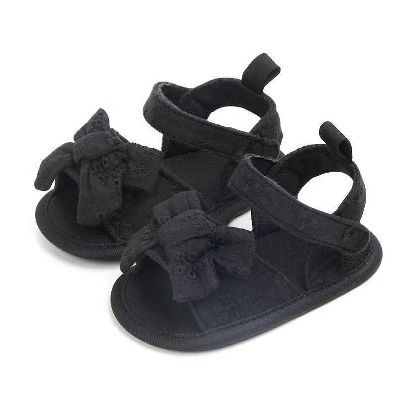 Pasgeboren Baby Meisje Sandalet Bows Peuter Zomer Roze Schoenen Open Teen Sandalen Baby Slippers Prinses Flats Douche