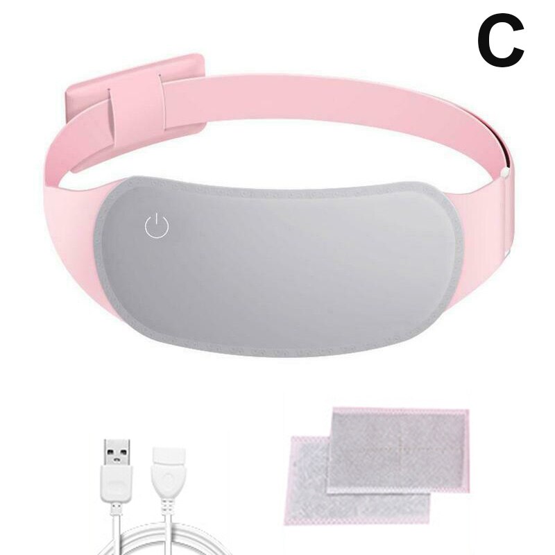 Cinto de aquecimento menstrual cãibras alívio período dor aquecimento elétrico cinto para mulher m2: C