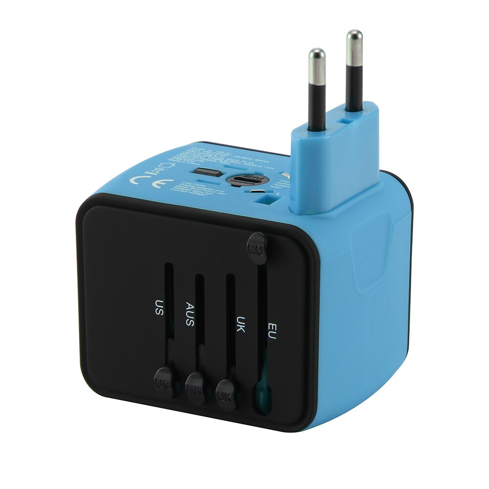 Universal Travel Charger Adapter, Can Travel With EU US UK AU Plug. Universal Travel Power Charger Socket