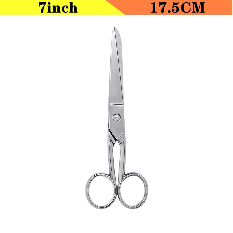 Tijeras de costura para ropa, tijeras de sastre para cortar hojas afiladas, tijeras de costura para tela bordada, tijeras de costura: 7 inch   17.5cm
