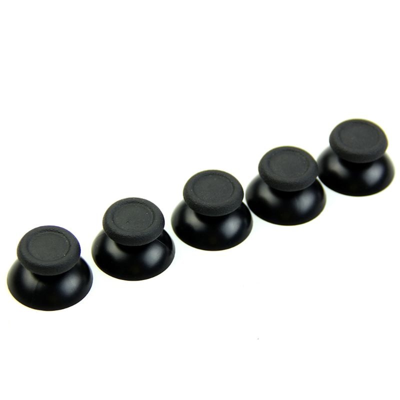 Mando analógico de repuesto para Sony PS4, palanca de control Pulgar, color negro, 746D, 10 Uds.