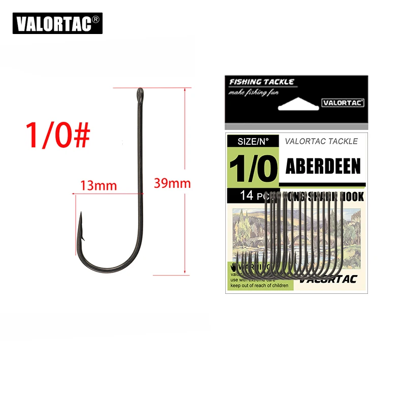 Anzuelo de pesca Aberdeen para pesca con cebo vivo, lombriz, sangre, camarones usados, anzuelos de caña larga para pescar: Rojo