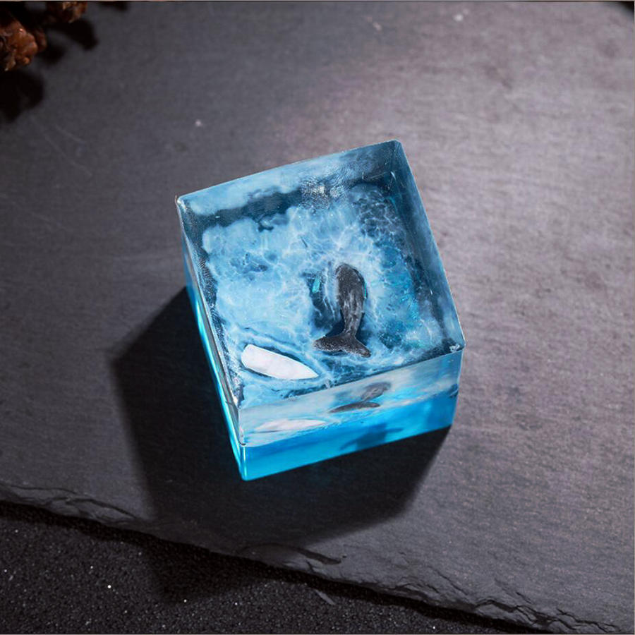 Película de resina epoxi 3D para barcos, Mini película de resina epoxi para barcos, decoración de joyería