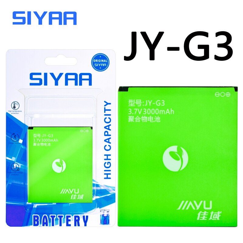 SIYAA – batterie Lithium-polymère de remplacement, pour JIAYU G4 G4S G4T JYS3 S3 JYG2 G3