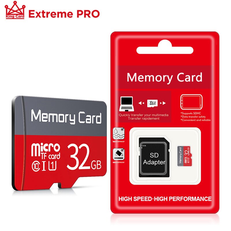 Micro sd kortti 8gb 128gb 64gb sdhc muistikortti nopea 16gb 32gb sdhc flash sd kortti älypuhelimeen + vähittäismyyntipaketti: 32gb