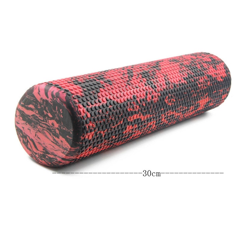 Yoga Kolom Yoga Blok Pilates Eva Foam Roller Massage Roller Spier Tissue Voor Fitness Gym Yoga Pilates Sport Spier Roller: Rood