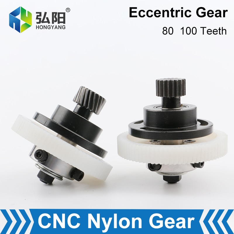 Gear Nylon Wheel 80 Teeth 100 Teeth Straight Tooth Eccentric Gear Rack And Pinion Belt Synchronous Wheel CNC Transmission Parts