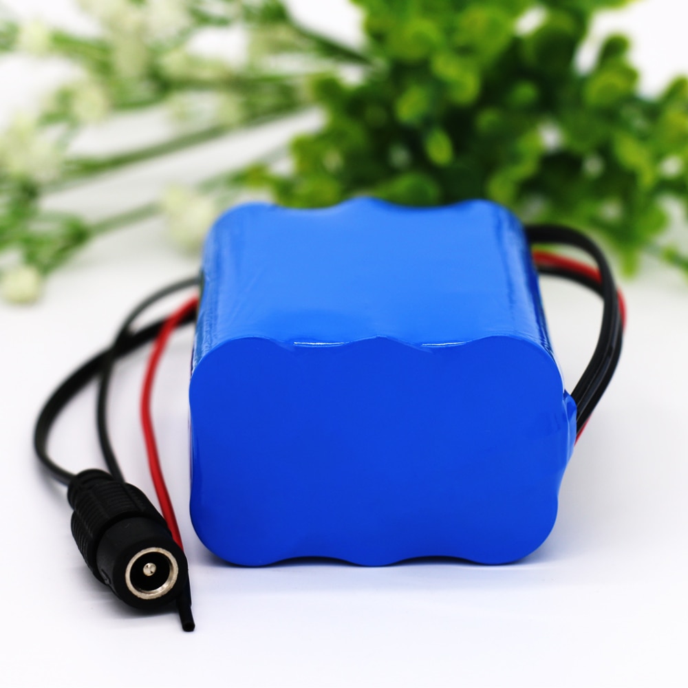 12V Batterij 5000Mah 3S2P Kluosi Grote Capaciteit 11.1V 12.6V Lithium Ion Batterij Pack Met 5A Bms voor Led Lamp Licht Backup Power