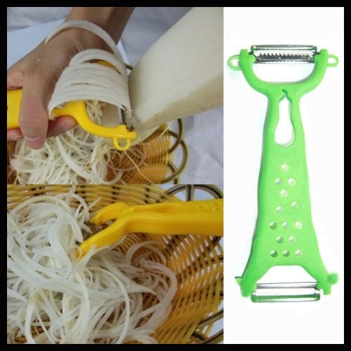 Willekeurige Kleur 1 Pc Keuken Tools Gadgets Helper Groente Fruit Peeler Snoeier Julienne Cutter Slicer