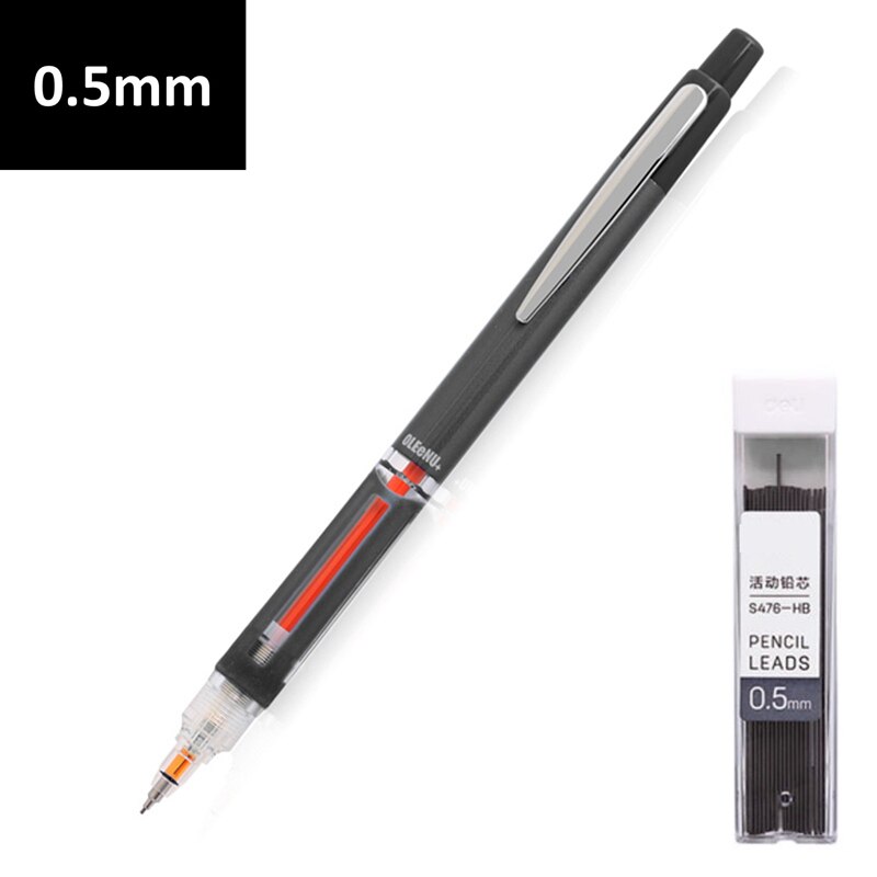 0,5mm japonés lápiz mecánico automático papelería de la escuela, la Oficina arte material de pintura conjuntos para Artista: BLACK