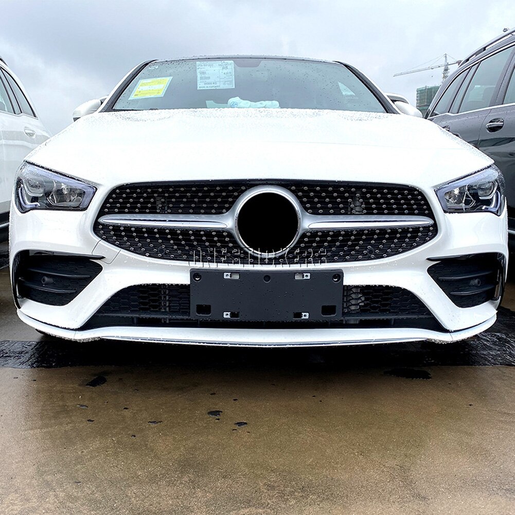 Para Mercedes Benz clase CLA C118 CLA180 200, 220, 250, 260, + Accesorios del coche cuerpo parachoques delantero lámpara de niebla de aire cubierta de moldura de salida