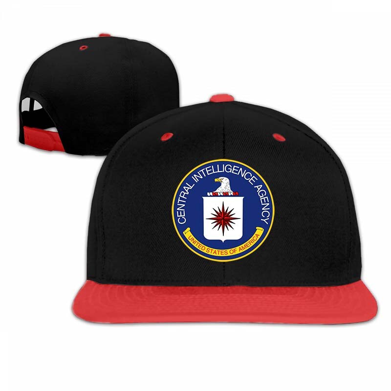 CIA Central Intelligence Agency USA Baseball cap men women Trucker Hats adjustable cap: 5-Red