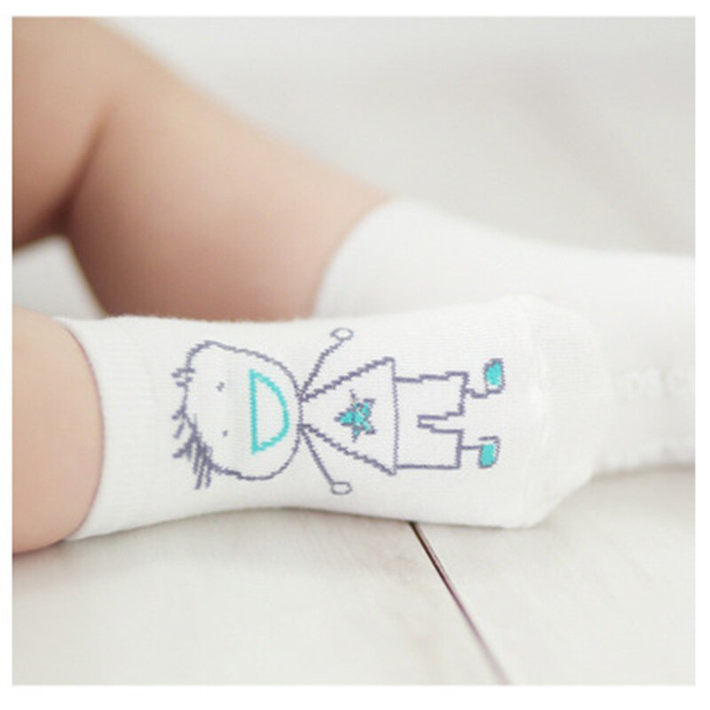 Cute Baby Socks For Newborn Spring Print Autumn Pattern Baby Socks Newborn Cotton Baby Boys Girls Cute Toddler Socks for babies: WZA026-Boy / 9M