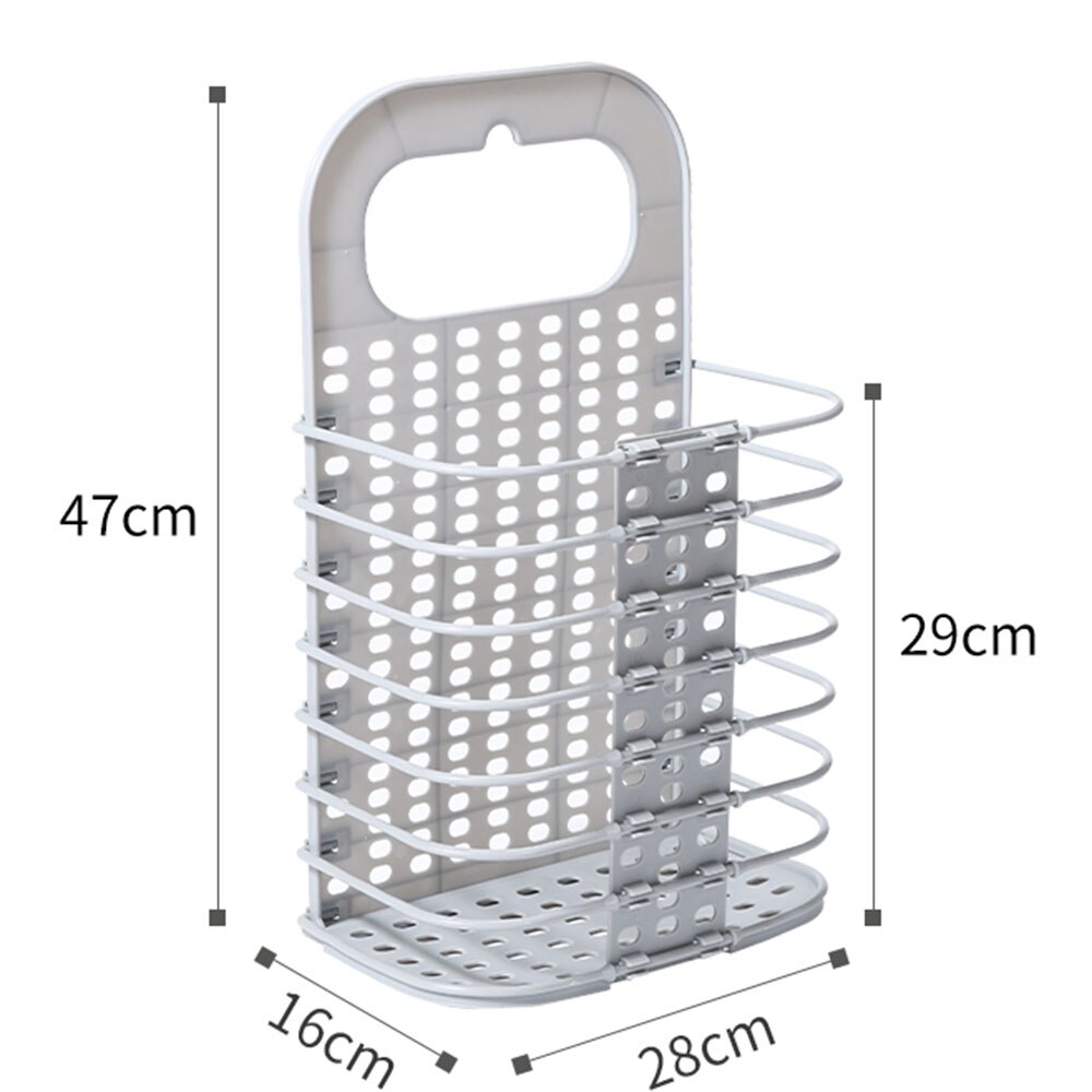 Dirty Clothes Basket Household Toy Storage Container Clothes Storage Buckets Foldable Wall Hanging Toilet Dirty Clothes Holders: Bronze