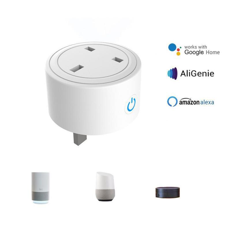 Tuya Smart 16A UK Smart Socket With Energy Monitoring WiFi Plug Compatible With Alexa Echo Google Nest APP Wireless Control